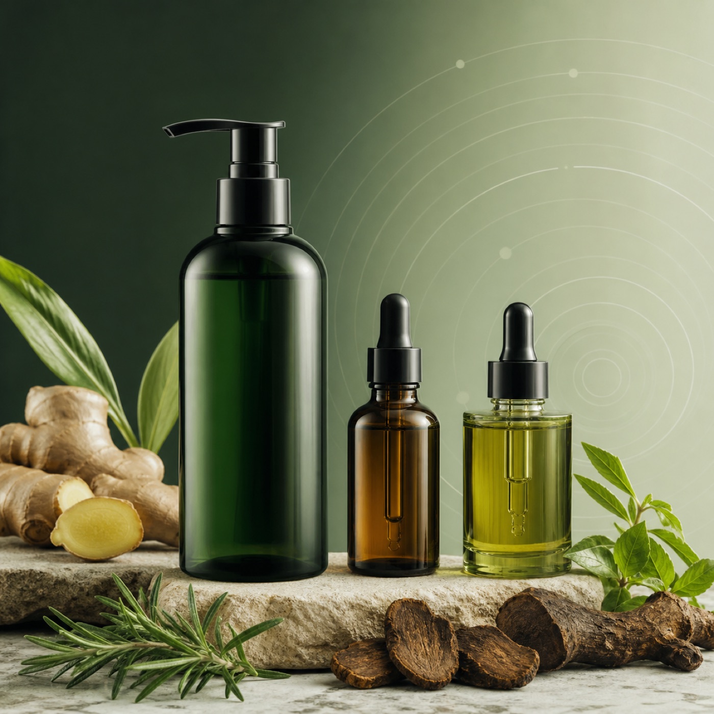Eastern botanical scalp care product routine
